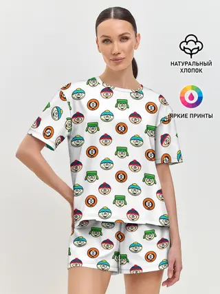 Женская пижама с шортами / Южный парк