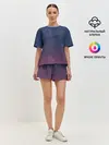 Женская пижама с шортами / Космос