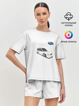 Женская пижама с шортами / SUBARU FORESTER | СУБАРУ ФОРЕСТЕР