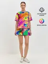 Женская пижама с шортами / TIE DYE | ЯРКИЕ КРАСКИ
