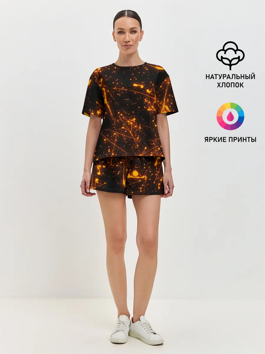 Женская пижама с шортами / FLAME | ПЛАМЯ