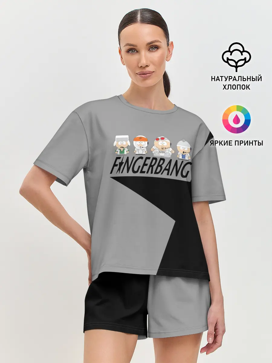 Женская пижама с шортами / FINGERBANG