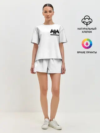 Женская пижама с шортами / Marshmello