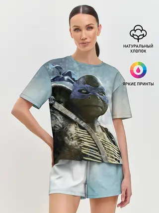 Женская пижама с шортами / Teenage Mutant Ninja Turtles