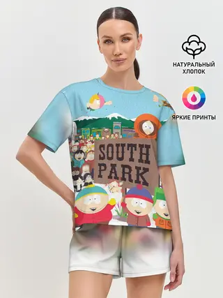 Женская пижама с шортами / ЮЖНЫЙ ПАРК