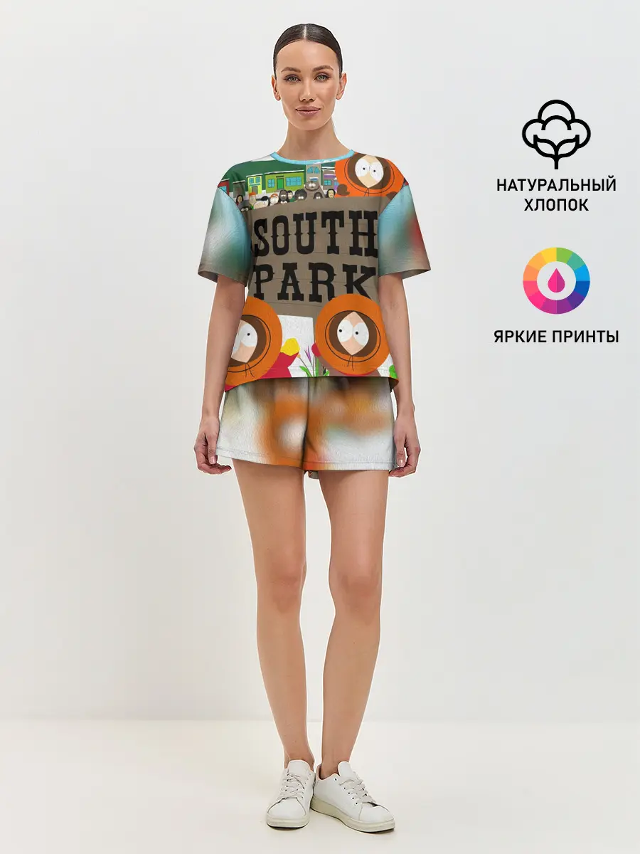Женская пижама с шортами / ЮЖНЫЙ ПАРК