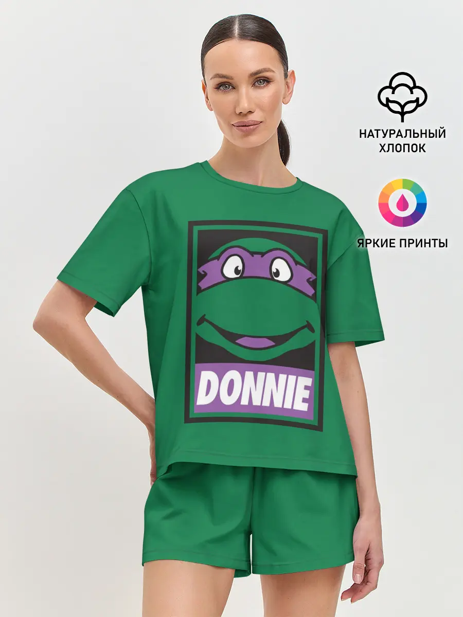 Женская пижама с шортами / Донателло