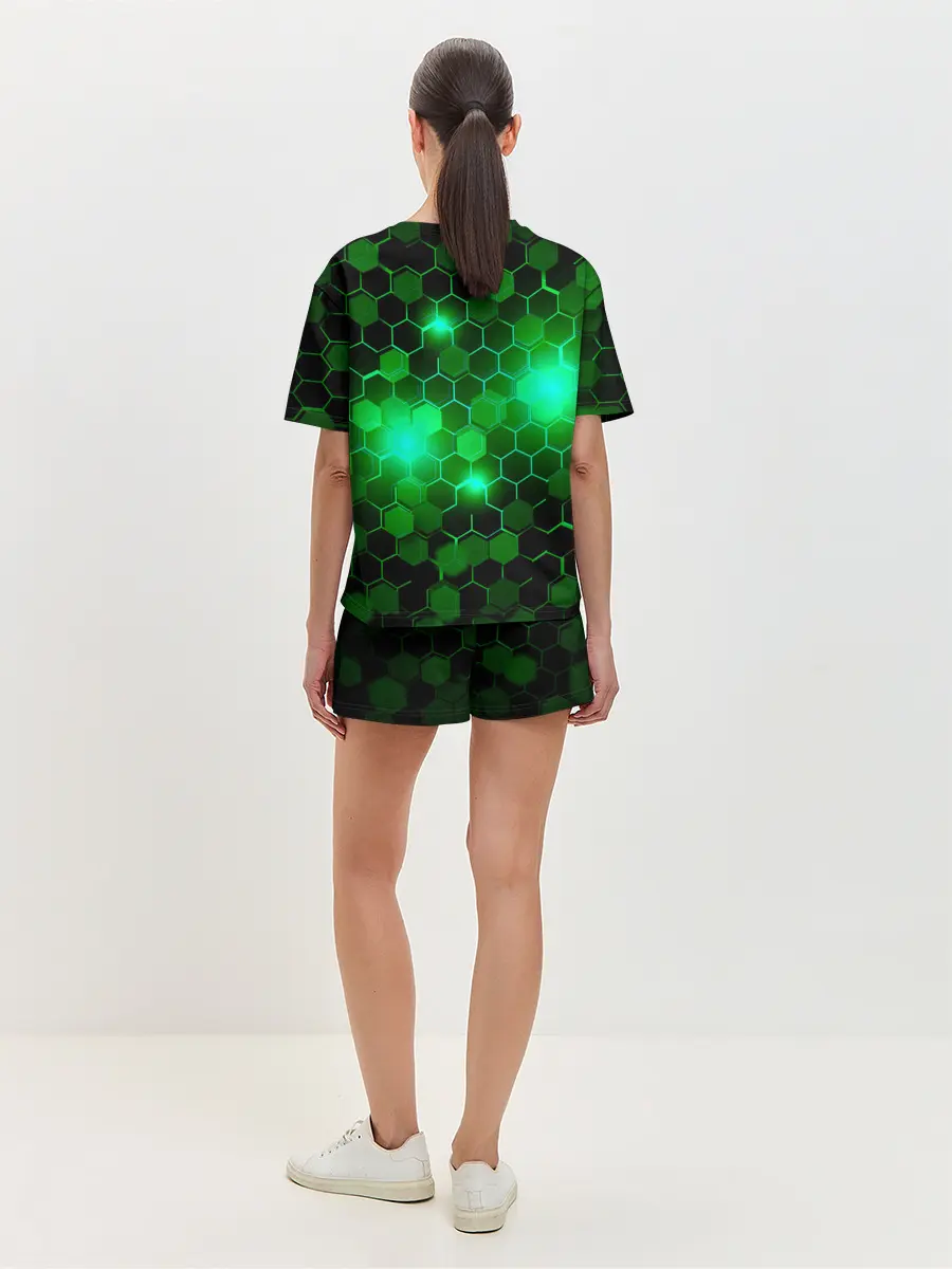 Женская пижама с шортами / ЧЕРЕПАШКИ - НИНДЗЯ