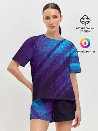 Женская пижама с шортами / Abstract