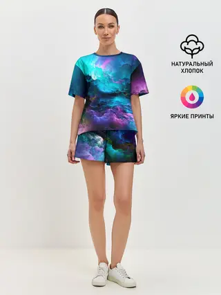 Женская пижама с шортами / Fantasy