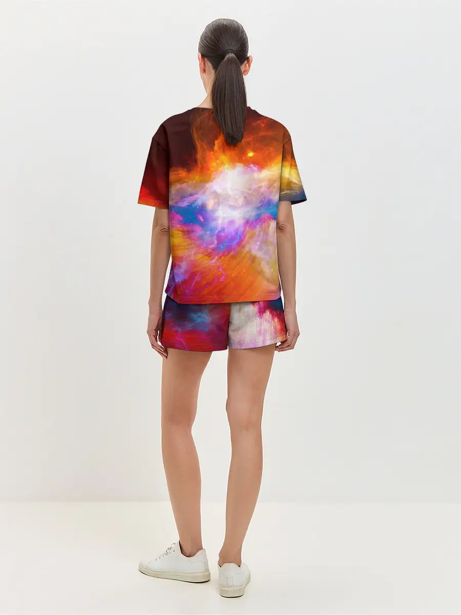 Женская пижама с шортами / Space