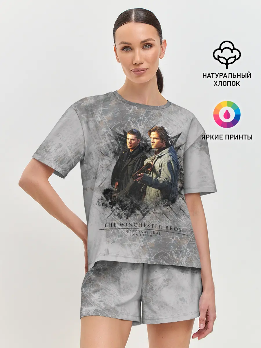 Женская пижама с шортами / Winchester Brothers