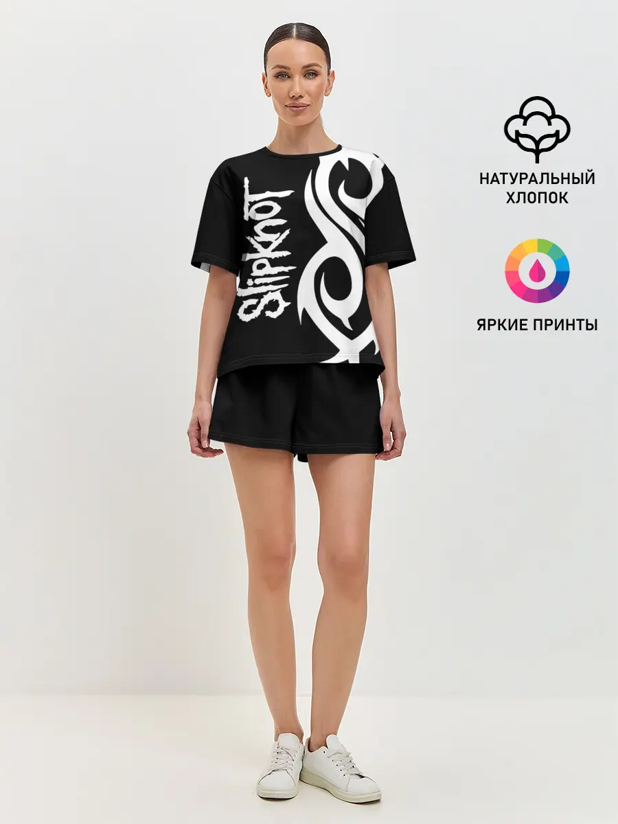 Женская пижама с шортами / Slipknot