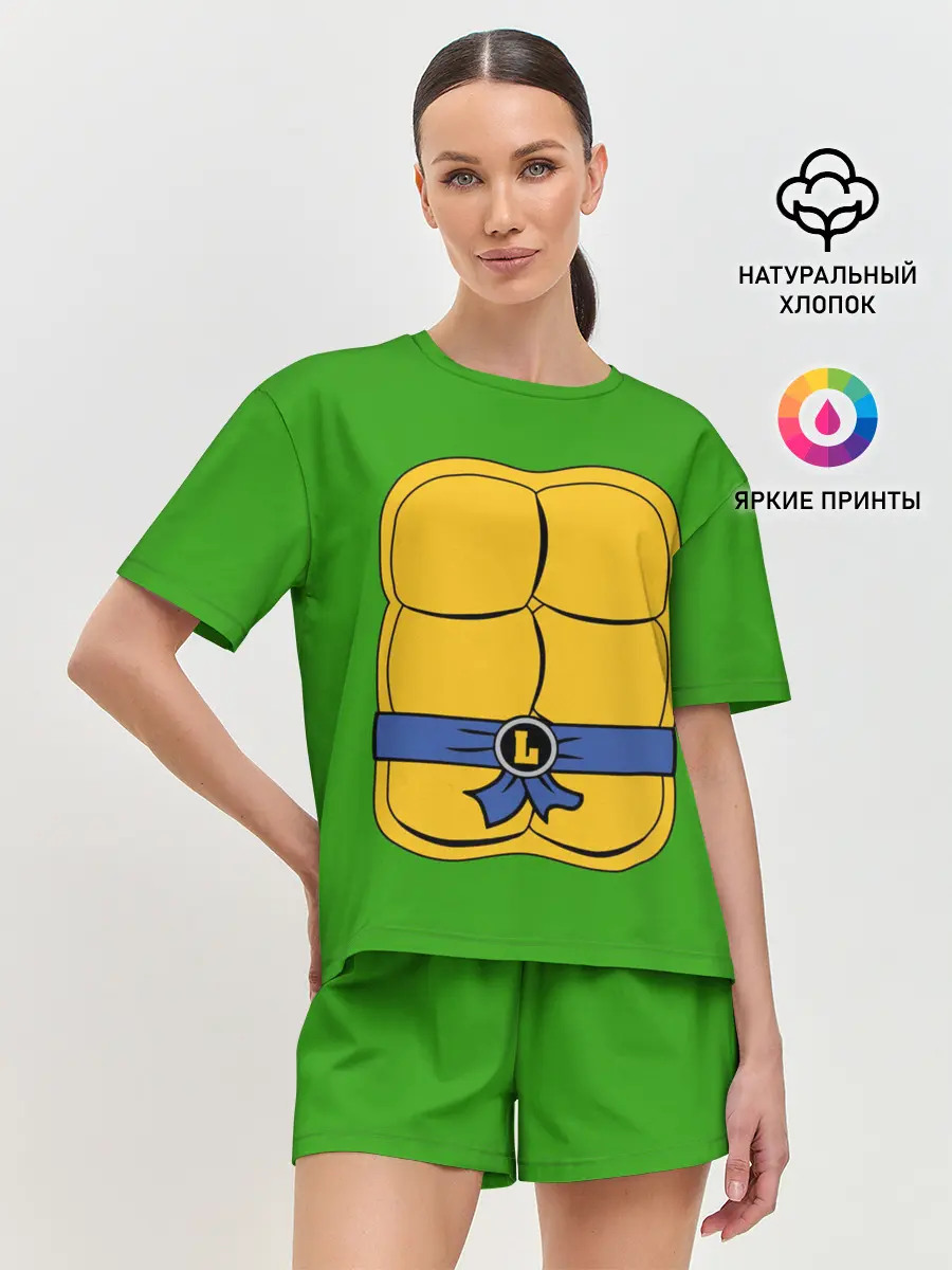 Женская пижама с шортами / Черепашки-ниндзя