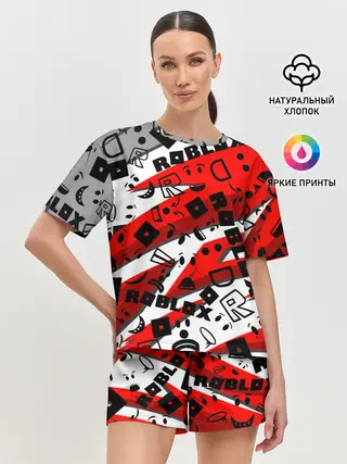 Женская пижама с шортами / Roblox