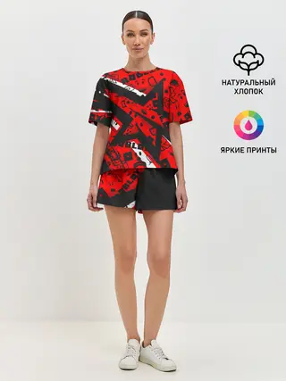 Женская пижама с шортами / Roblox