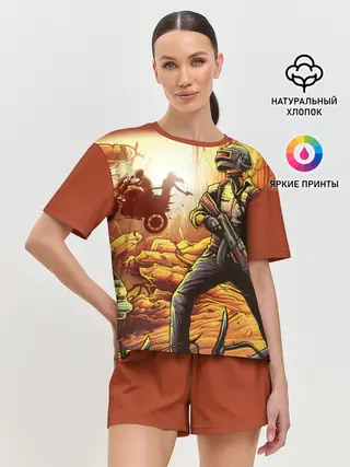 Женская пижама с шортами / PUBG