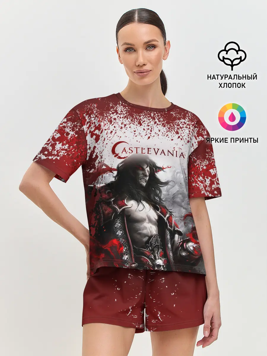 Женская пижама с шортами / Castlevania