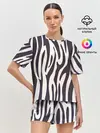 Женская пижама с шортами / Я зебра