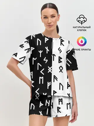 Женская пижама с шортами / РУНЫ