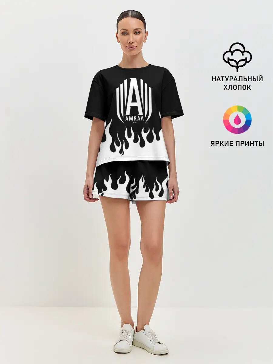 Женская пижама с шортами / Амкал