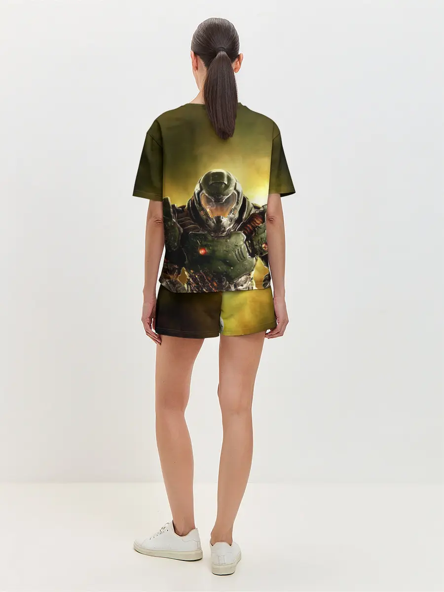 Женская пижама с шортами / DOOM