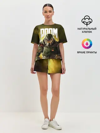 Женская пижама с шортами / DOOM