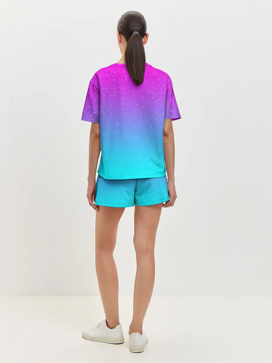 Женская пижама с шортами / NEON SPACE