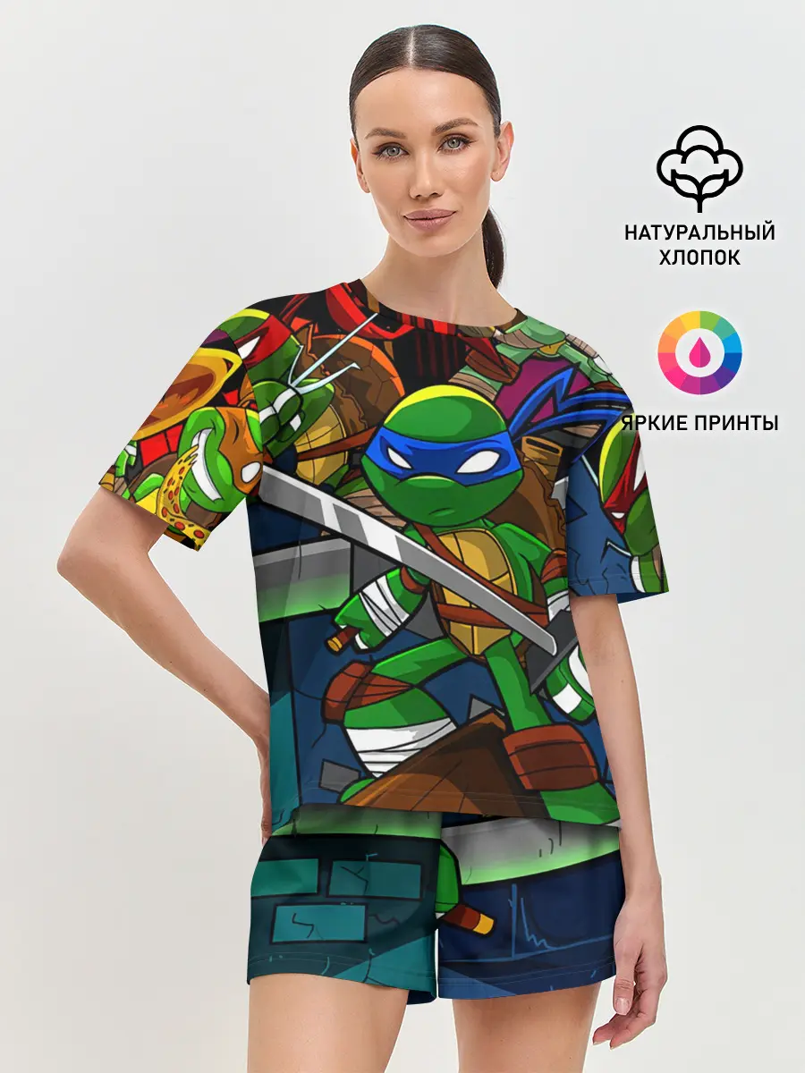 Женская пижама с шортами / LEONARDO