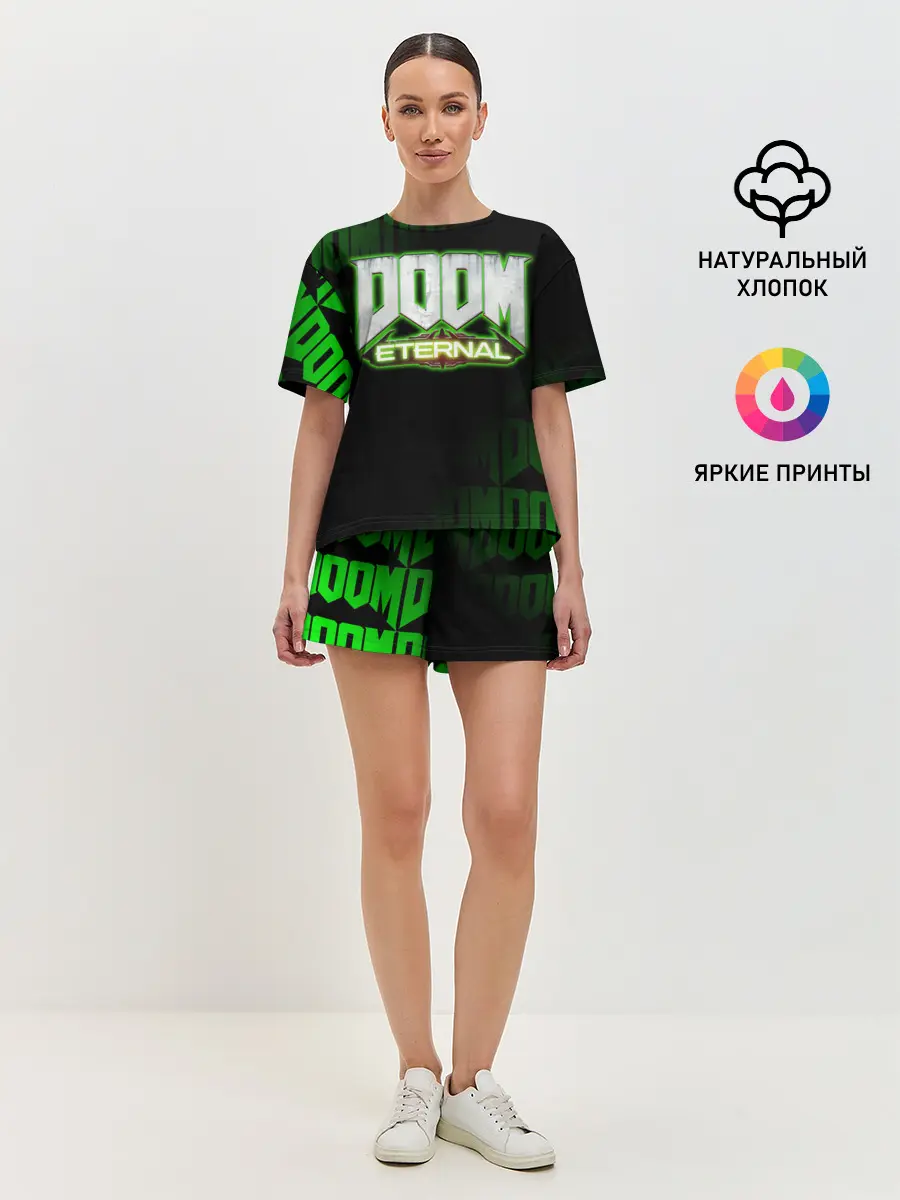Женская пижама с шортами / DOOM: ETERNAL.