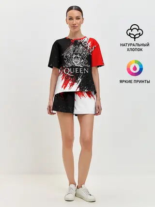 Женская пижама с шортами / QUEEN.