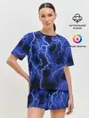 Женская пижама с шортами / МОЛНИЯ NEON