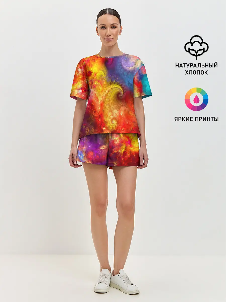 Женская пижама с шортами / Absract