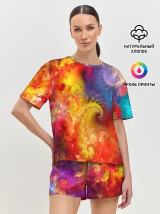 Женская пижама с шортами / Absract
