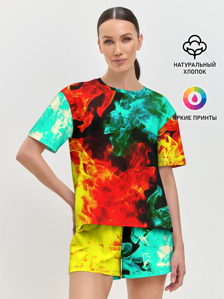 Женская пижама с шортами / БИТВА ОГНЕЙ