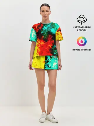 Женская пижама с шортами / БИТВА ОГНЕЙ