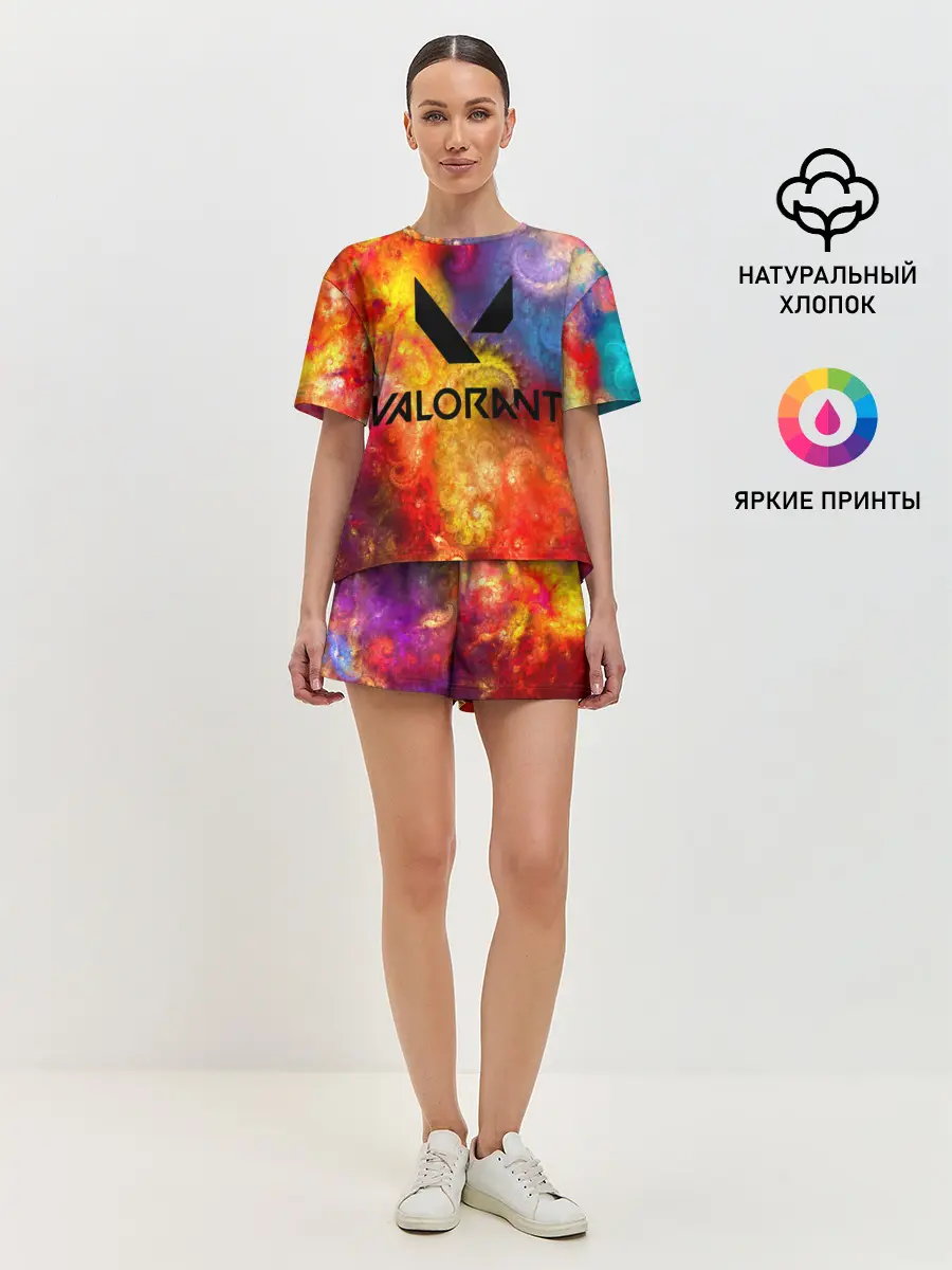 Женская пижама с шортами / Valorant