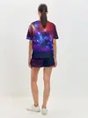 Женская пижама с шортами / SPACE ABSTRACT