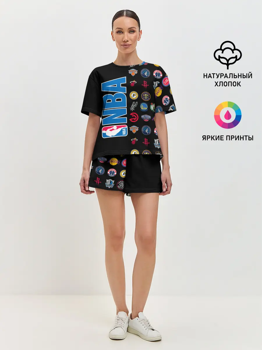 Женская пижама с шортами / NBA