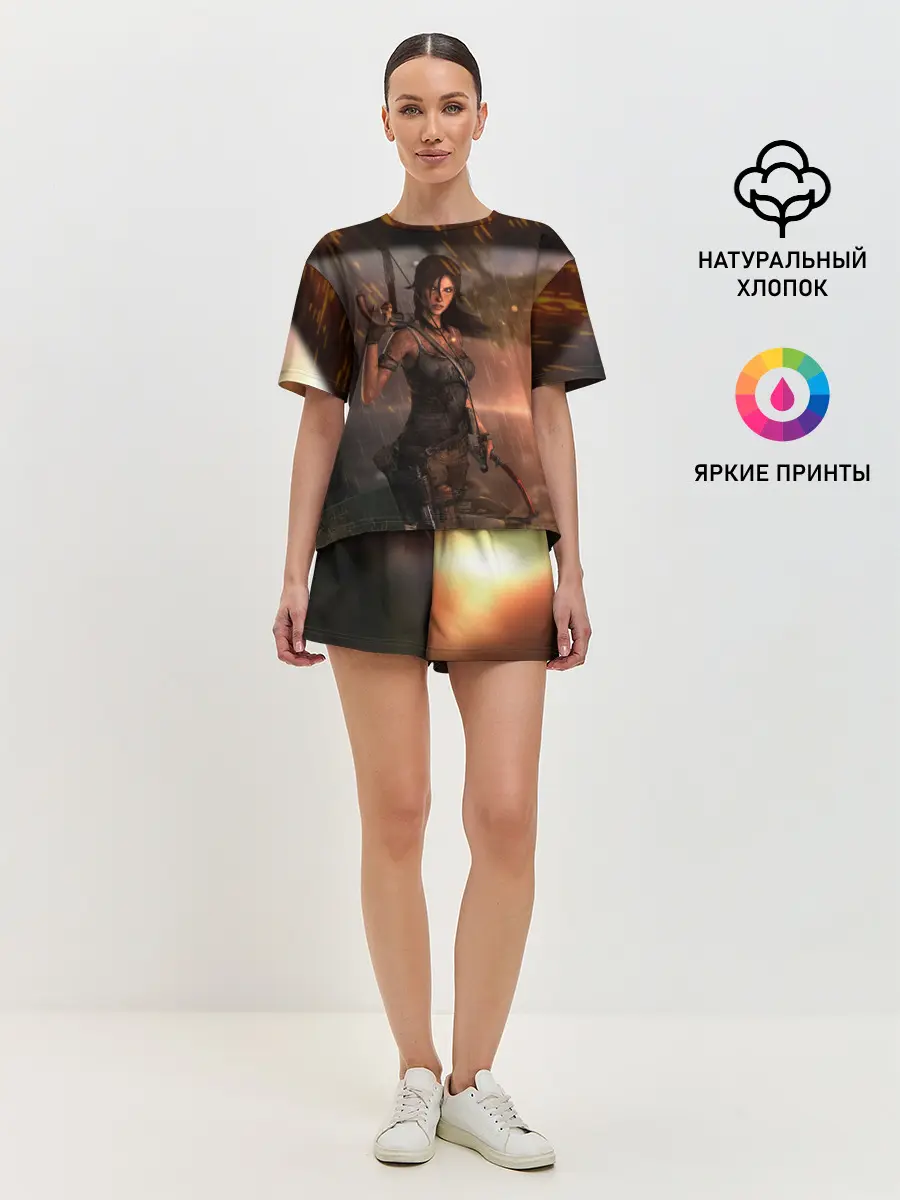 Женская пижама с шортами / TOMB RAIDER