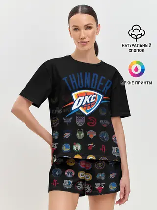 Женская пижама с шортами / Oklahoma City Thunder