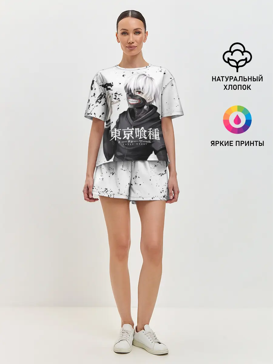 Женская пижама с шортами / Токийский гуль