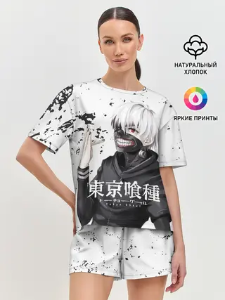 Женская пижама с шортами / Токийский гуль