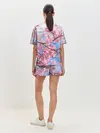 Женская пижама с шортами / Ветки Сакуры