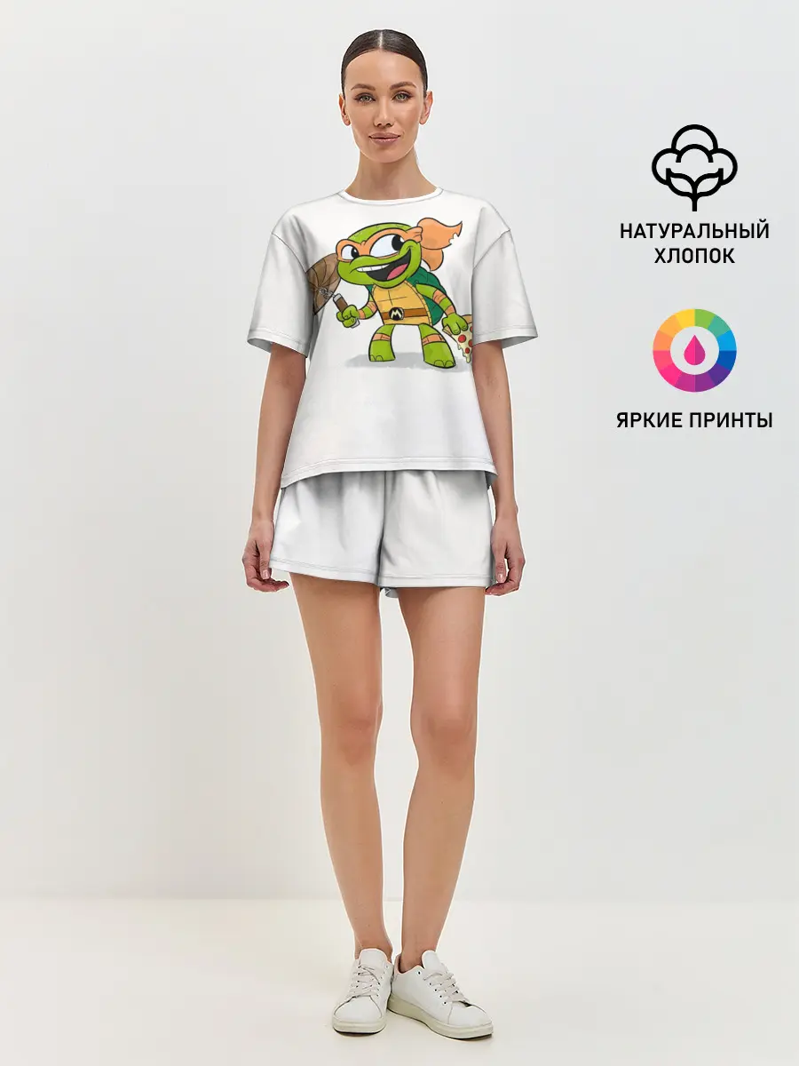 Женская пижама с шортами / ЧЕРЕПАШКИ МУТАНТЫ НИНДЗЯ