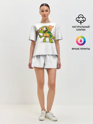 Женская пижама с шортами / ЧЕРЕПАШКИ МУТАНТЫ НИНДЗЯ