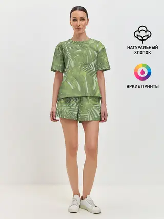 Женская пижама с шортами / Я из джунглей