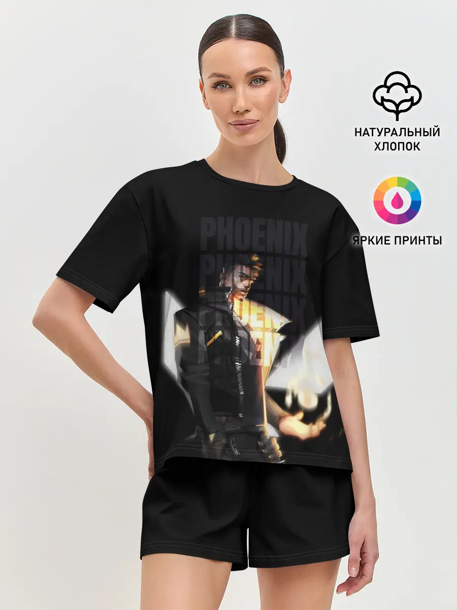 Женская пижама с шортами / Phoneix