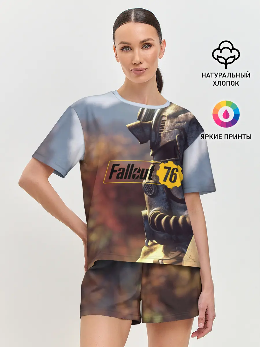 Женская пижама с шортами / FALLOUT_76.