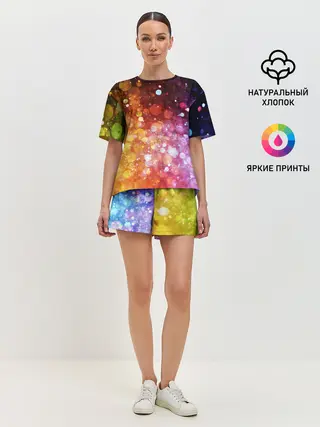 Женская пижама с шортами / Боке